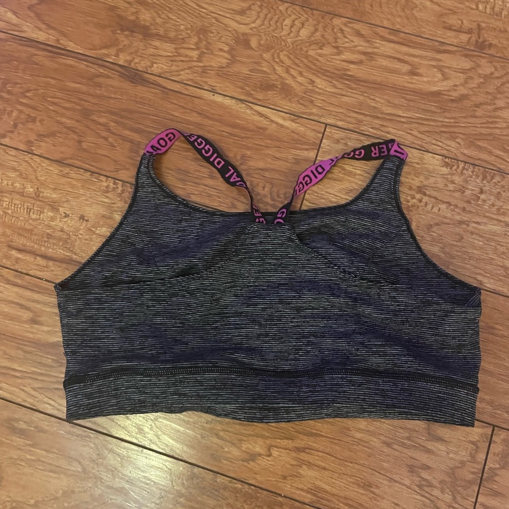 Torrid Black and Pink Sports Bra